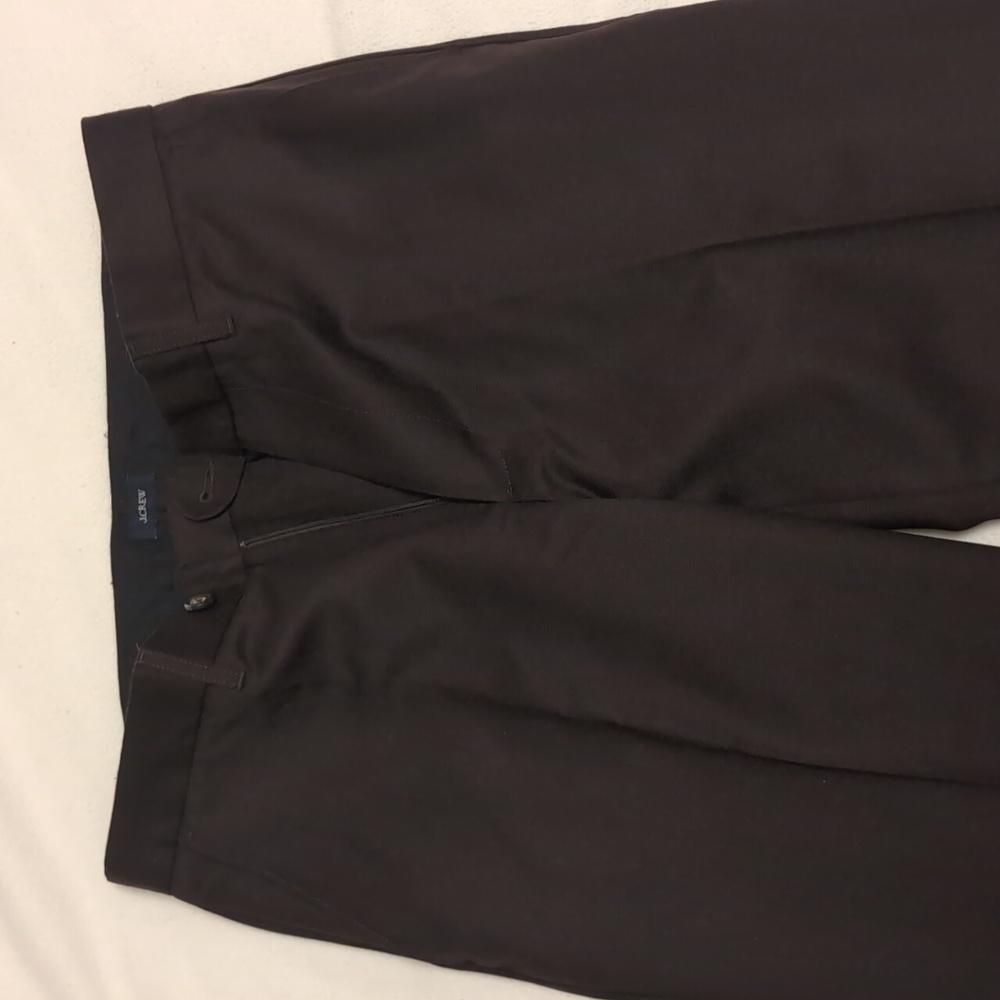J Crew Classic Creased Wool Trouser